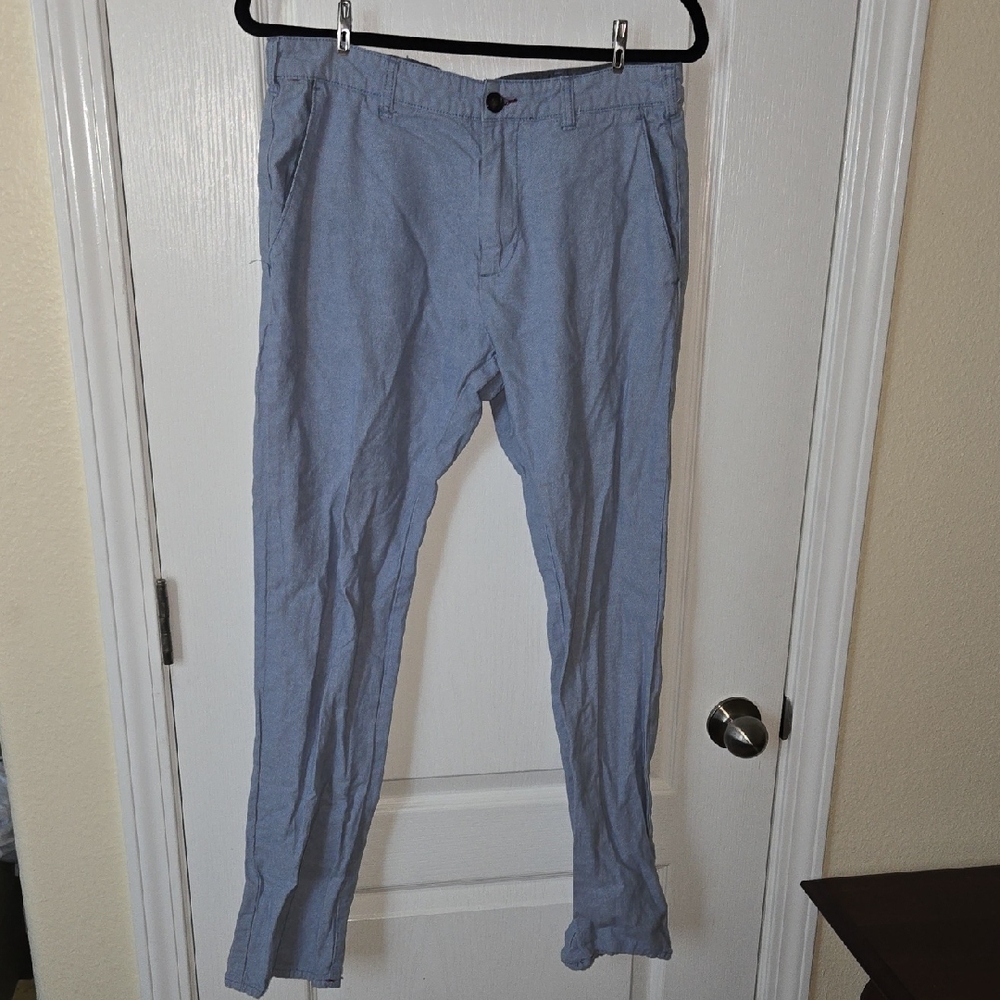 PacSun Light Blue Slim Chino Pants
